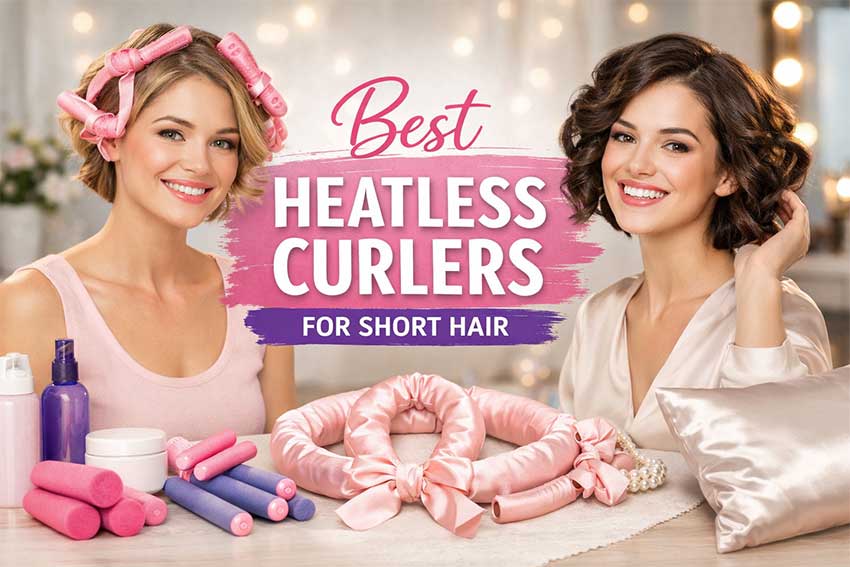 best heatless curlers for short hair